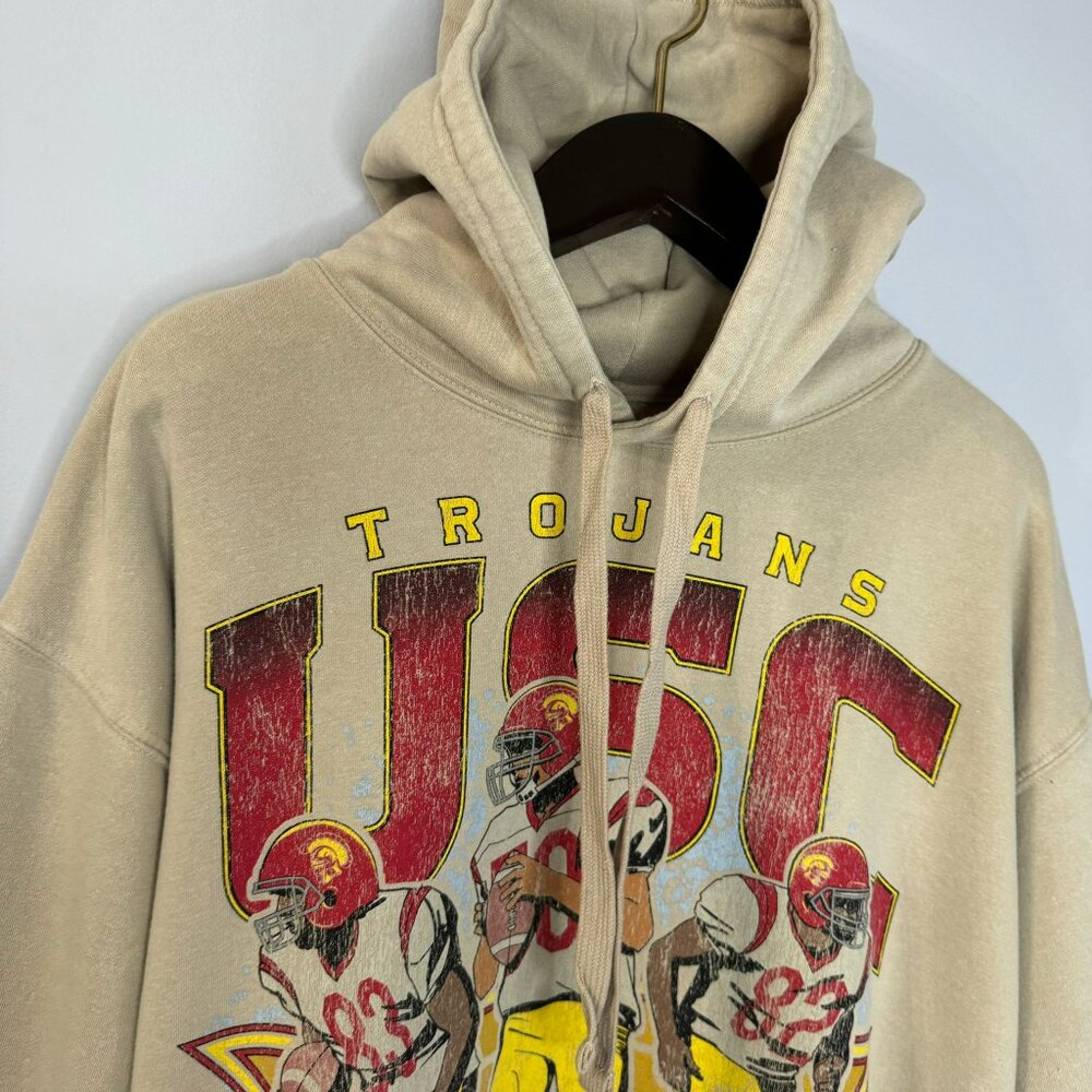 USC Trojans Football Pullover Hoodie - Picture 6 of 8